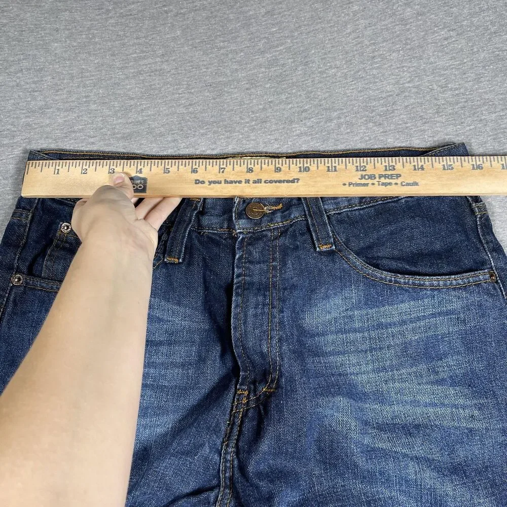 Levi's 514 Jeans Mens 34x32 Blue Medium Wash Straight Regular Denim